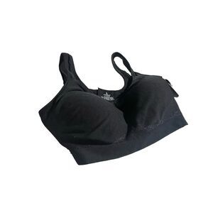 Truekind Women's Wireless Shaper‎ Bra Black Size L